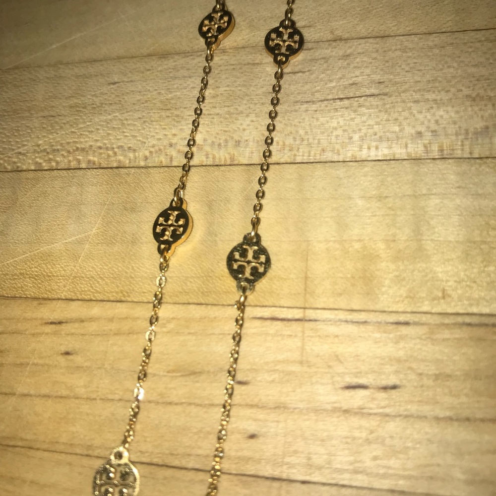 Tory Burch Logo Toggle Necklace